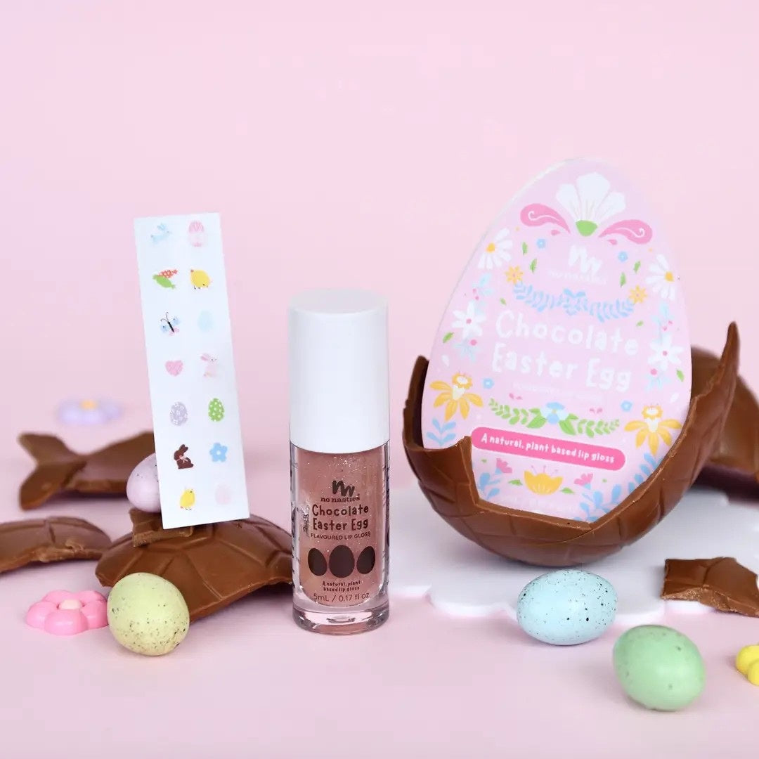 Easter Egg Lip Gloss And Nail Stickers