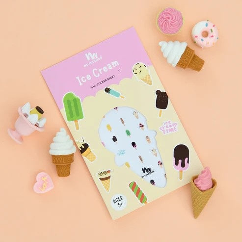 Ice Cream Nail Stickes