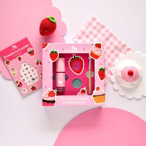 Strawberry Cupcake Makeup Gift Set
