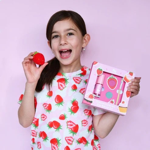 Strawberry Cupcake Makeup Gift Set