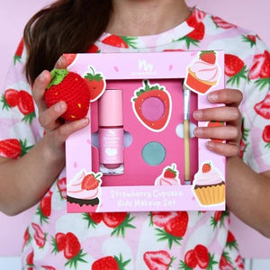 Strawberry Cupcake Makeup Gift Set