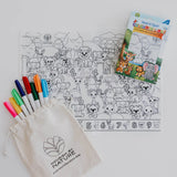 Silicone Colouring Mat (Animal)