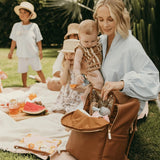 Multitasker Nappy Backpack (Chestnut Brown Vegan)