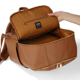 Multitasker Nappy Backpack (Chestnut Brown Vegan)