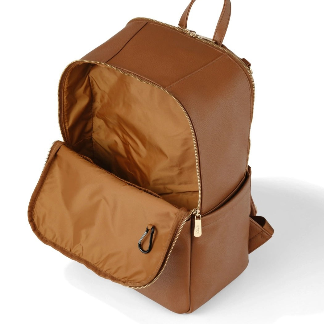 Multitasker Nappy Backpack (Chestnut Brown Vegan)
