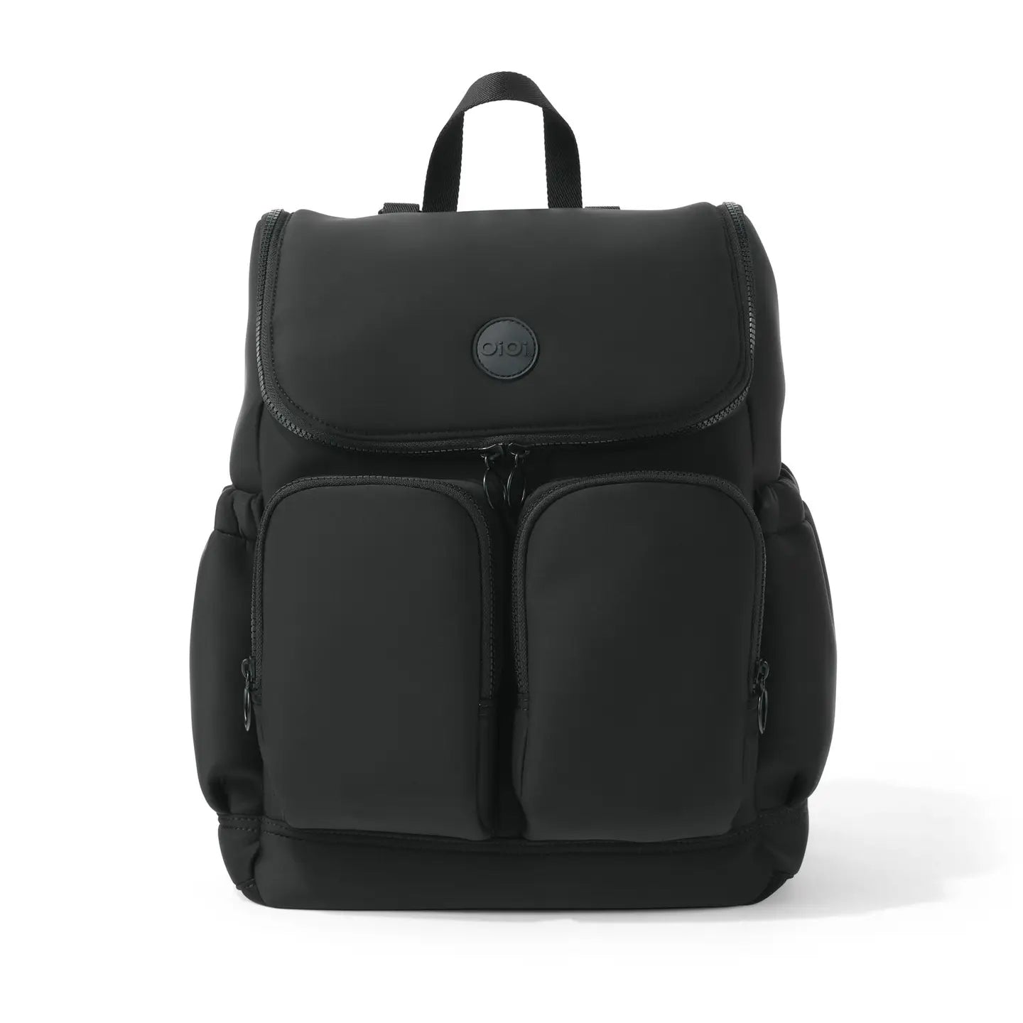 Signature Nappy Backpack (Black Neoprene)