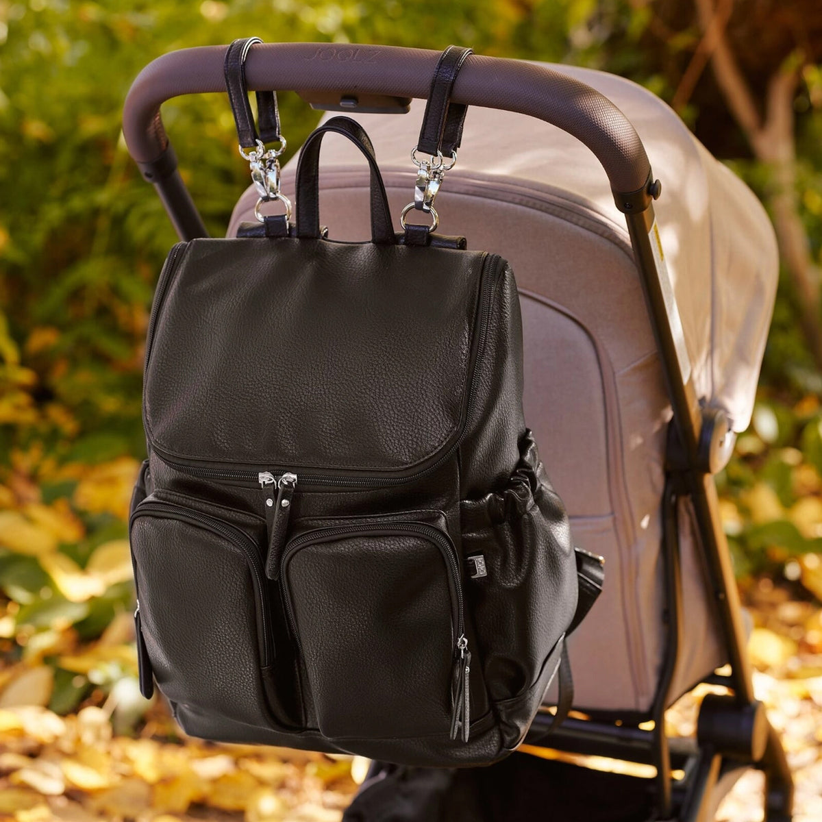 Signature Nappy Backpack (Black Dimple)