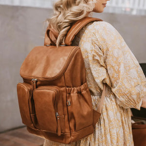 Signature Nappy Backpack (Vegan Tan)
