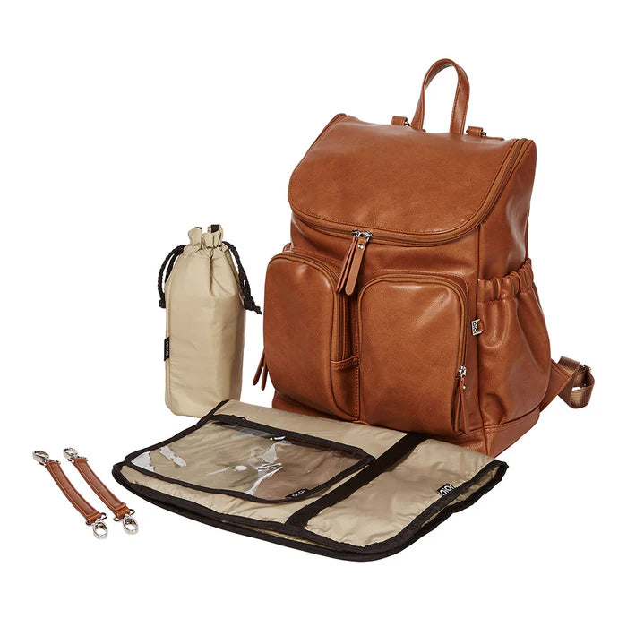 Signature Nappy Backpack (Vegan Tan)