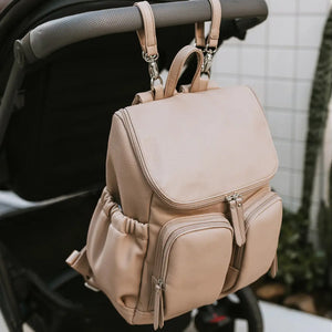 Signature Nappy Backpack (Oat Dimple)