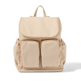 Signature Nappy Backpack (Beige Nylon)
