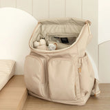 Signature Nappy Backpack (Beige Nylon)