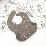 Silicone Catch Bib - Stone Pebble