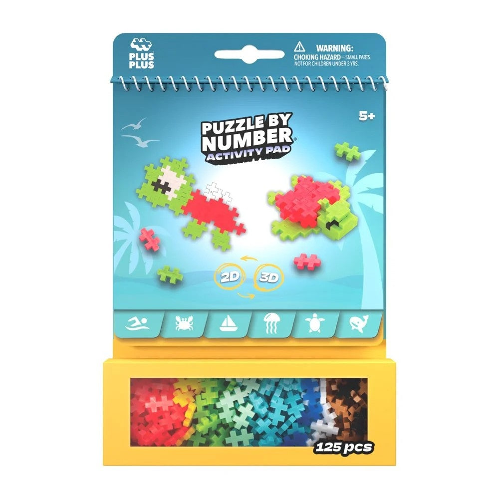 Activity Pad - Puzzle By Number (Ocean)
