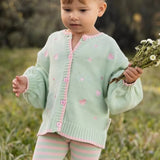 Heart Cardigan Garden Party