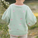 Heart Cardigan Garden Party