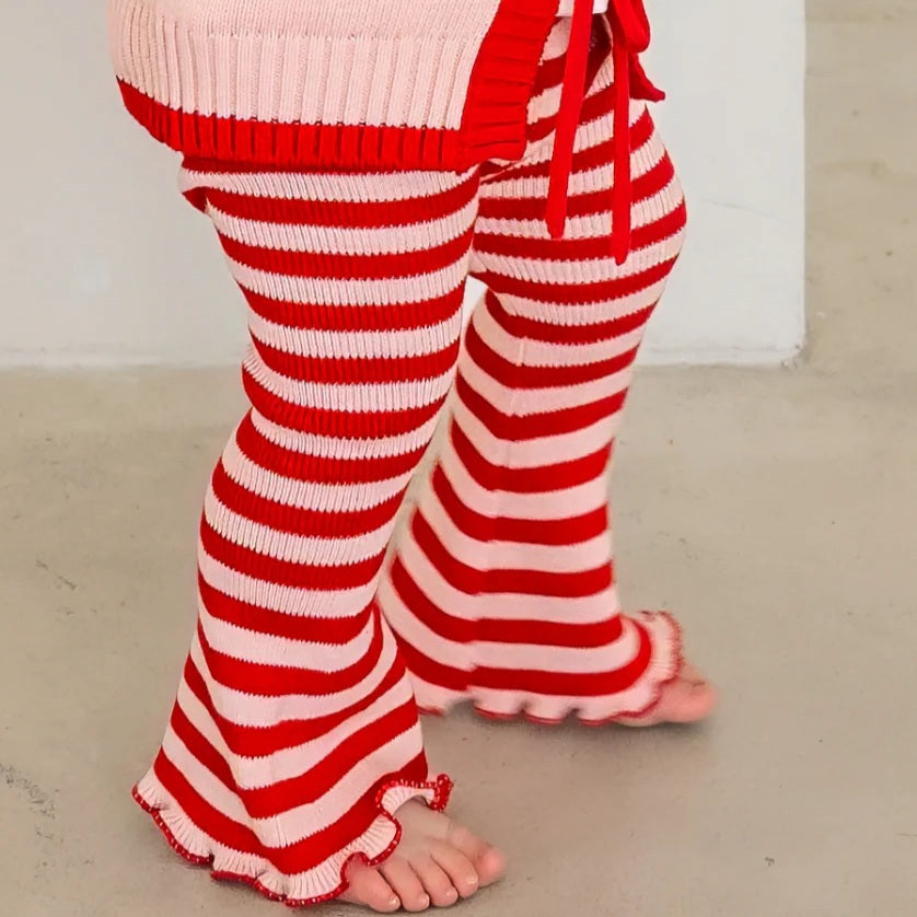 Stripe Flares Berry