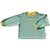 Stripe Long Sleeve Tee Pacific