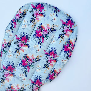 Pram Liner (Mint Floral)