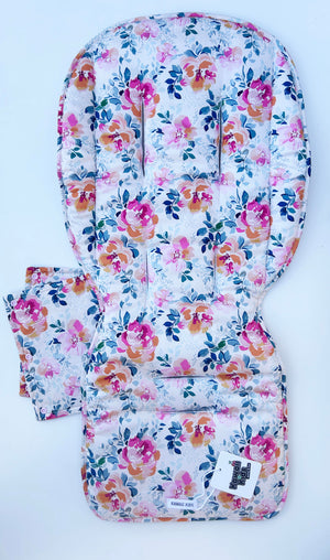 Pram Liner (Watercolour Floral)