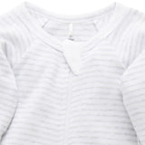 Grey Melange Zip Growsuit 2 Pack