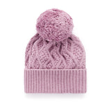 Lavender Cable Beanie