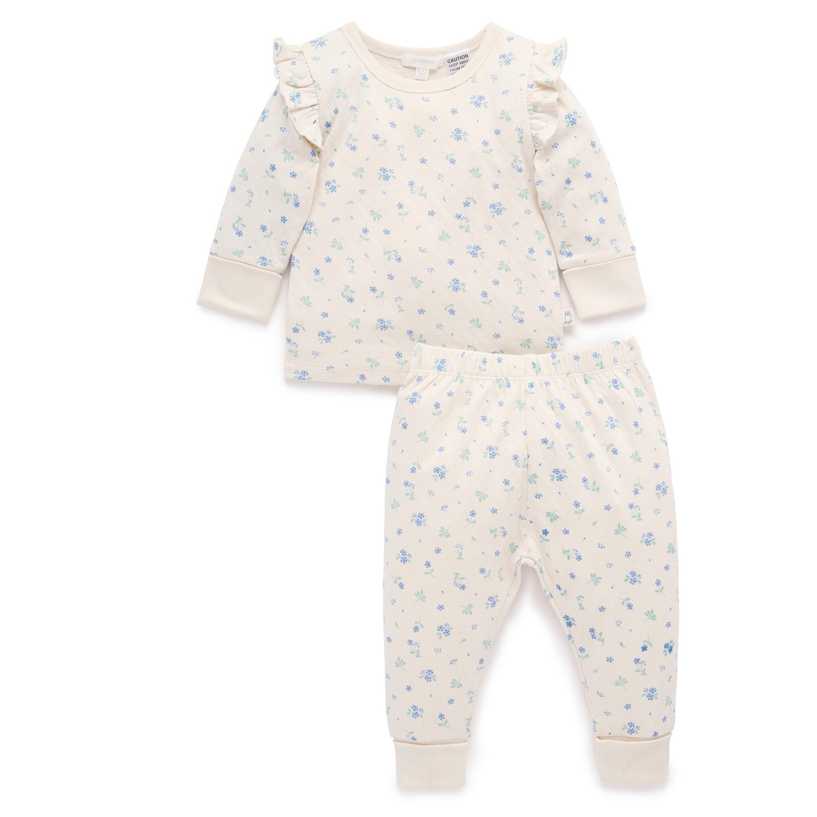 Daisy Long Sleeve Pointelle PJ Set