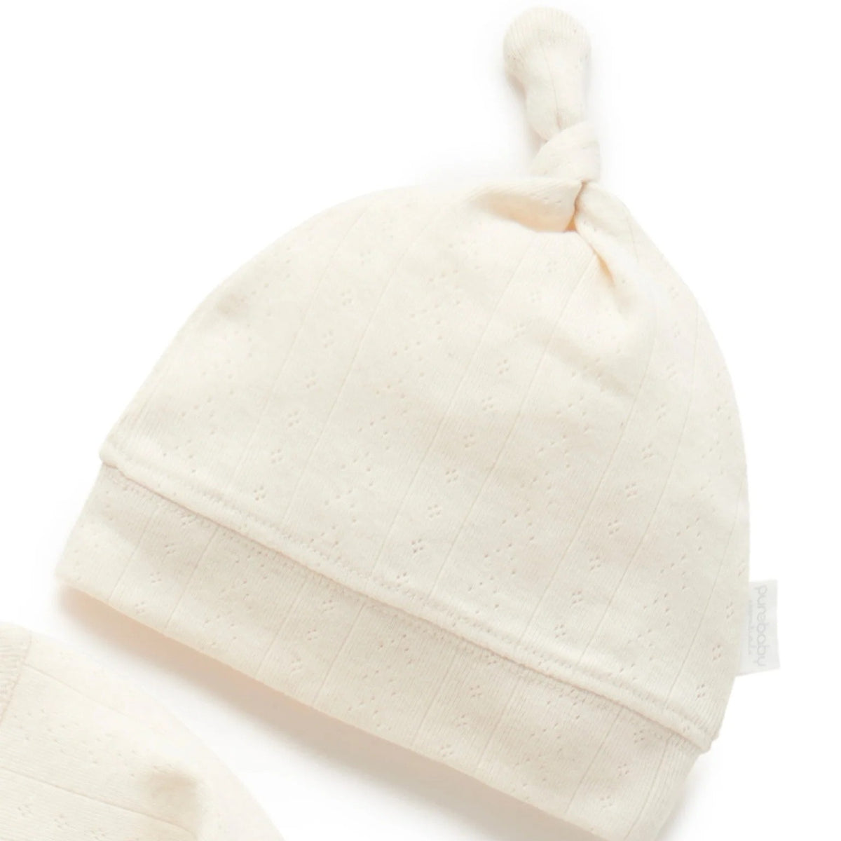 Wheat Pointelle Growsuit & Hat Pack