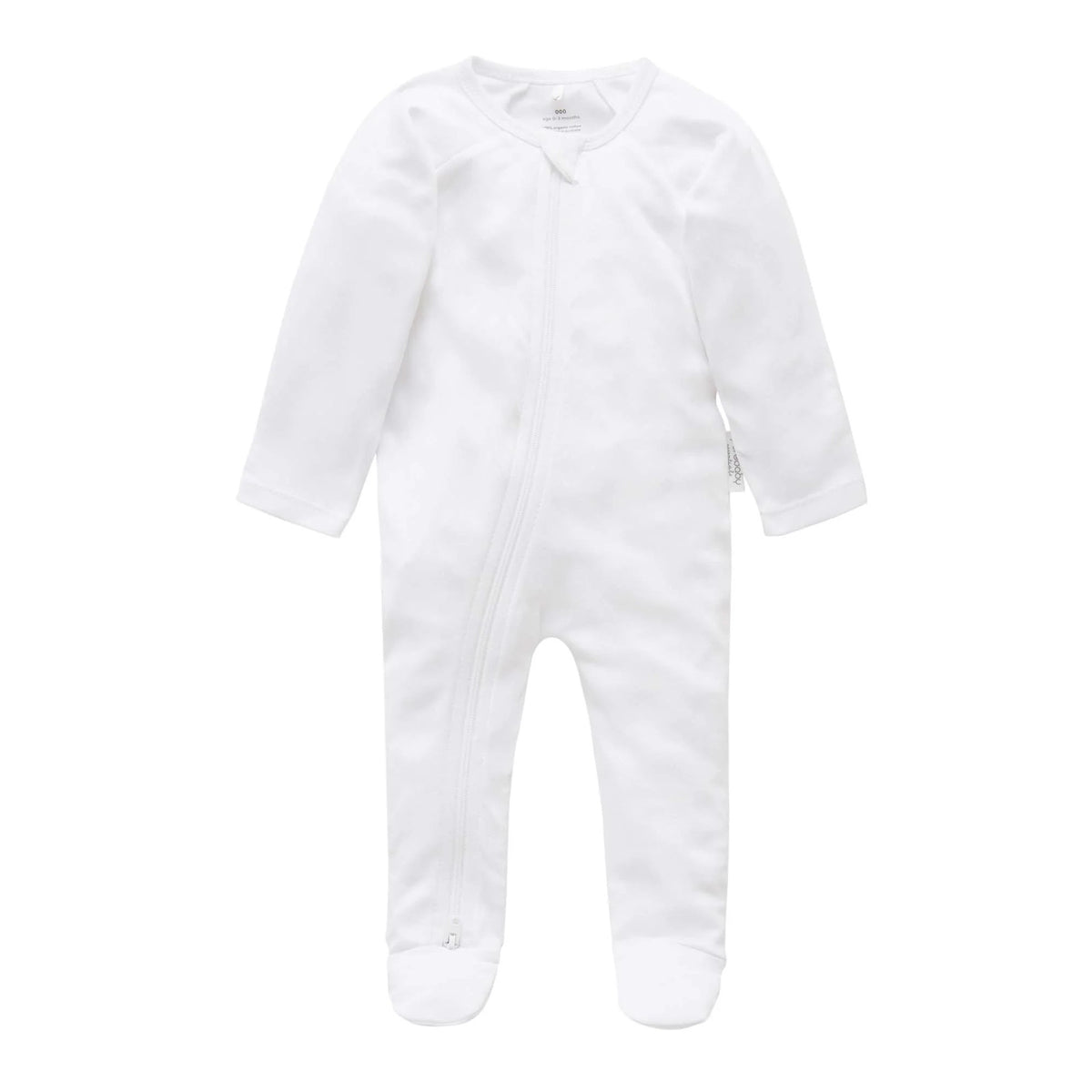 White Zip Growsuit