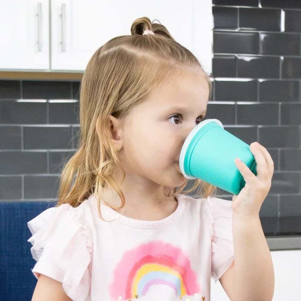 Tiny Tumbler With Lid (Aqua)