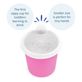 Tiny Tumbler With Lid (Bright Pink)