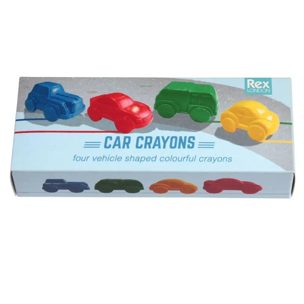 Car Crayons Set Of 4