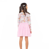 Ditsy Bunny Long Sleeve Circus Dress