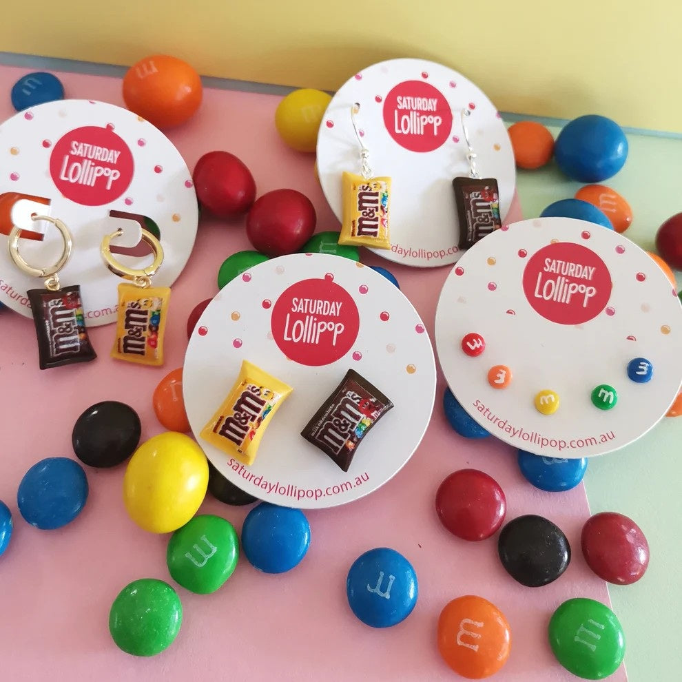 M&M Packet Mismatch Dangley Earrings