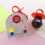 Ring Pop Dangley Earrings