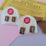 Wonka Bar Stud Earrings