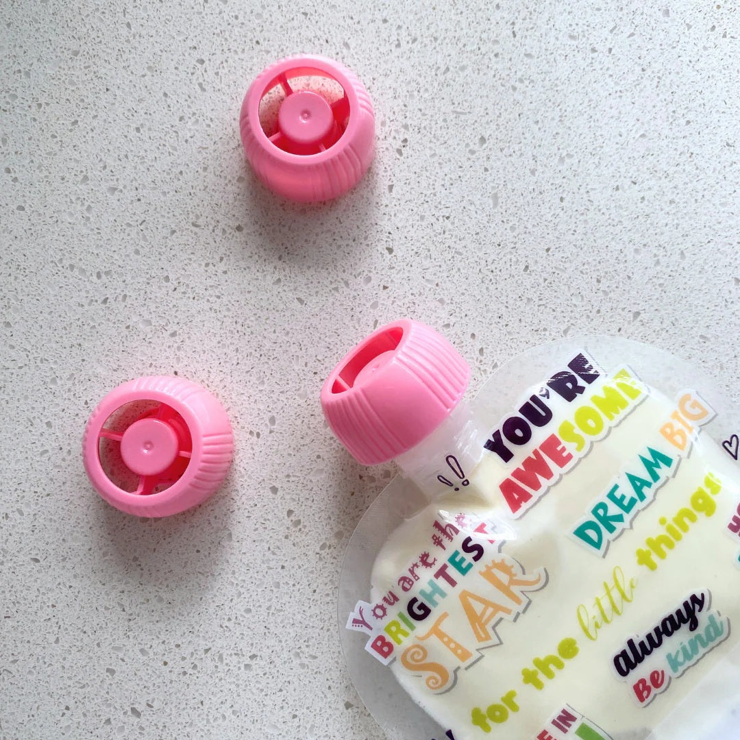 Sinchies Child Safe Anti-Choke Lids - Pink (5 Pack)