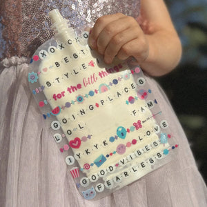 Reusable Food Pouch 150ml - BFFs (5 Pack)