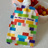 Reusable Food Pouch 150ml - Block Party (5 Pack)