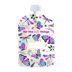 Reusable Food Pouch 150ml - Fluterbys (5 Pack)