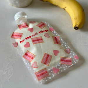 Reusable Food Pouch 150ml - Iced Vovo (5 Pack)