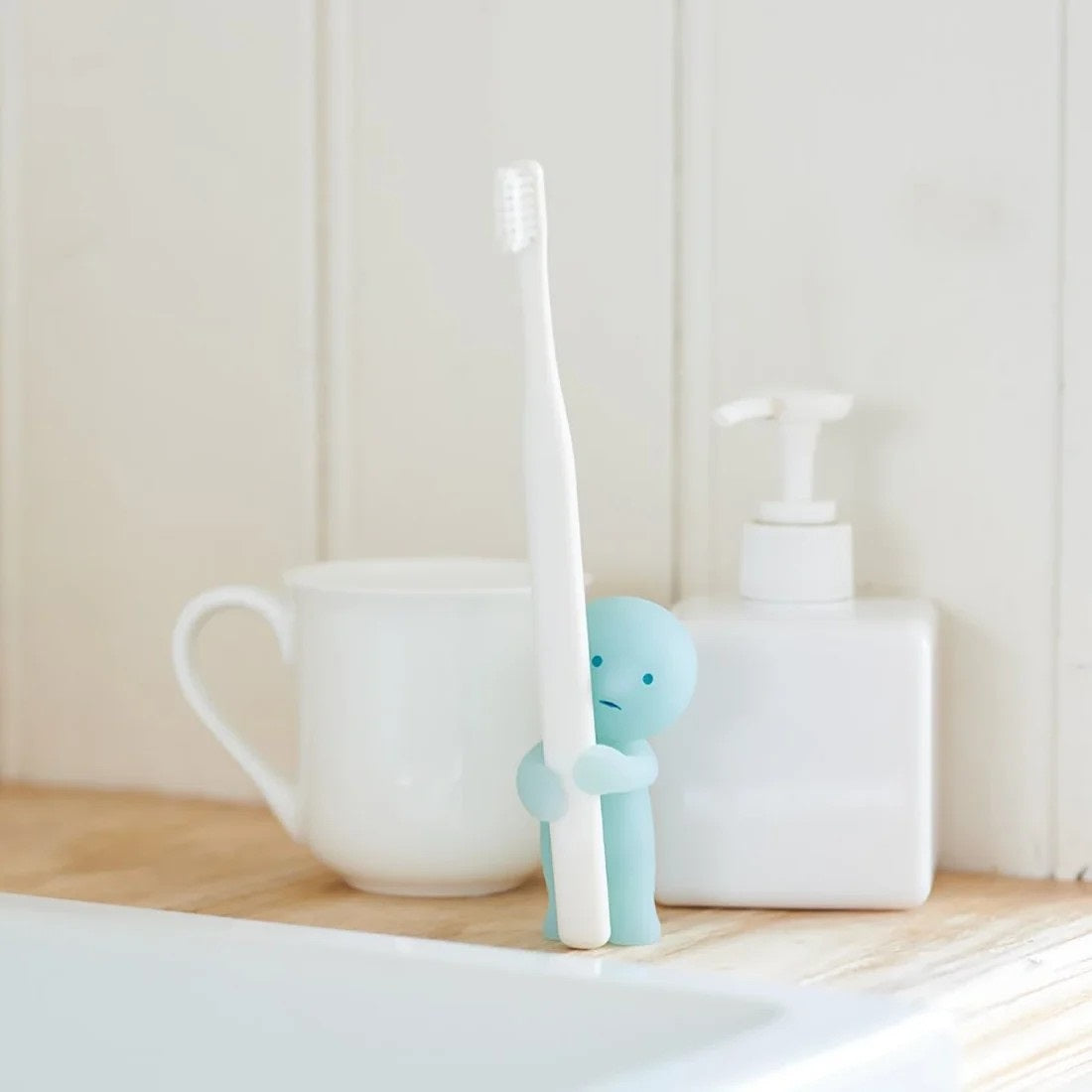 Smiski Toothbrush Stand - Holding
