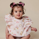 Boots & Bows Frill Snuggle Bib