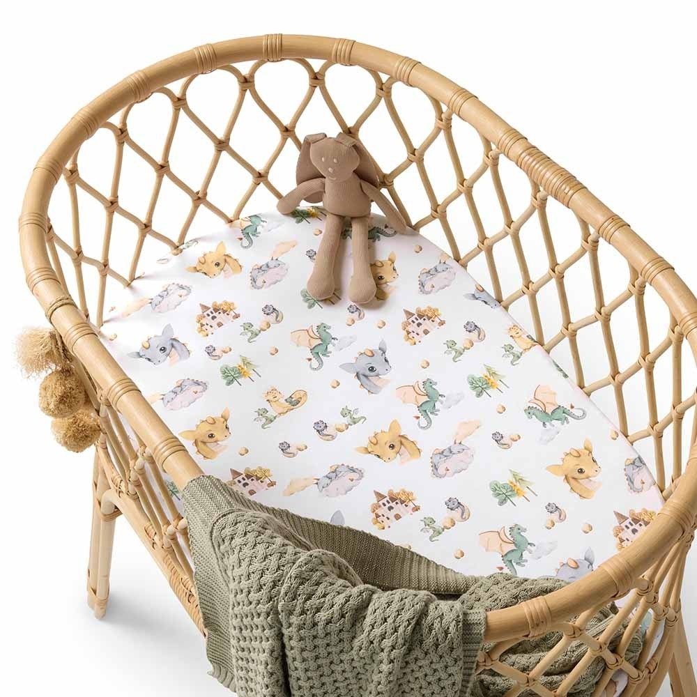 Dragon Bassinet Sheet/ Change Pad Cover