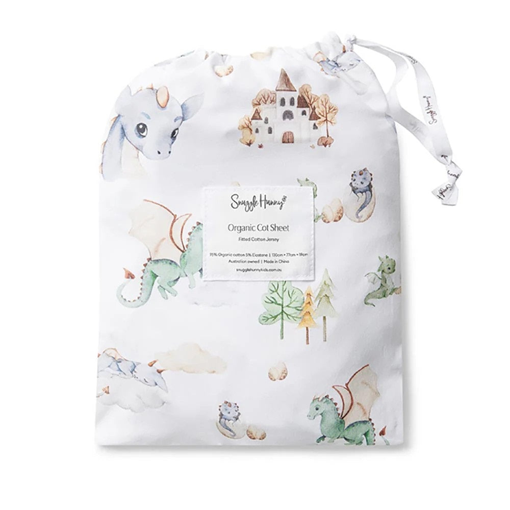 Dragon Fitted Cot Sheet