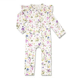 Gracie Snugglesuit Convertible Romper With Frill