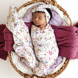 Gracie Jersey Wrap & Topknot Set