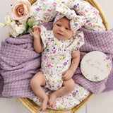 Gracie Short Sleeve Bodysuit With Frill