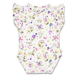 Gracie Short Sleeve Bodysuit With Frill