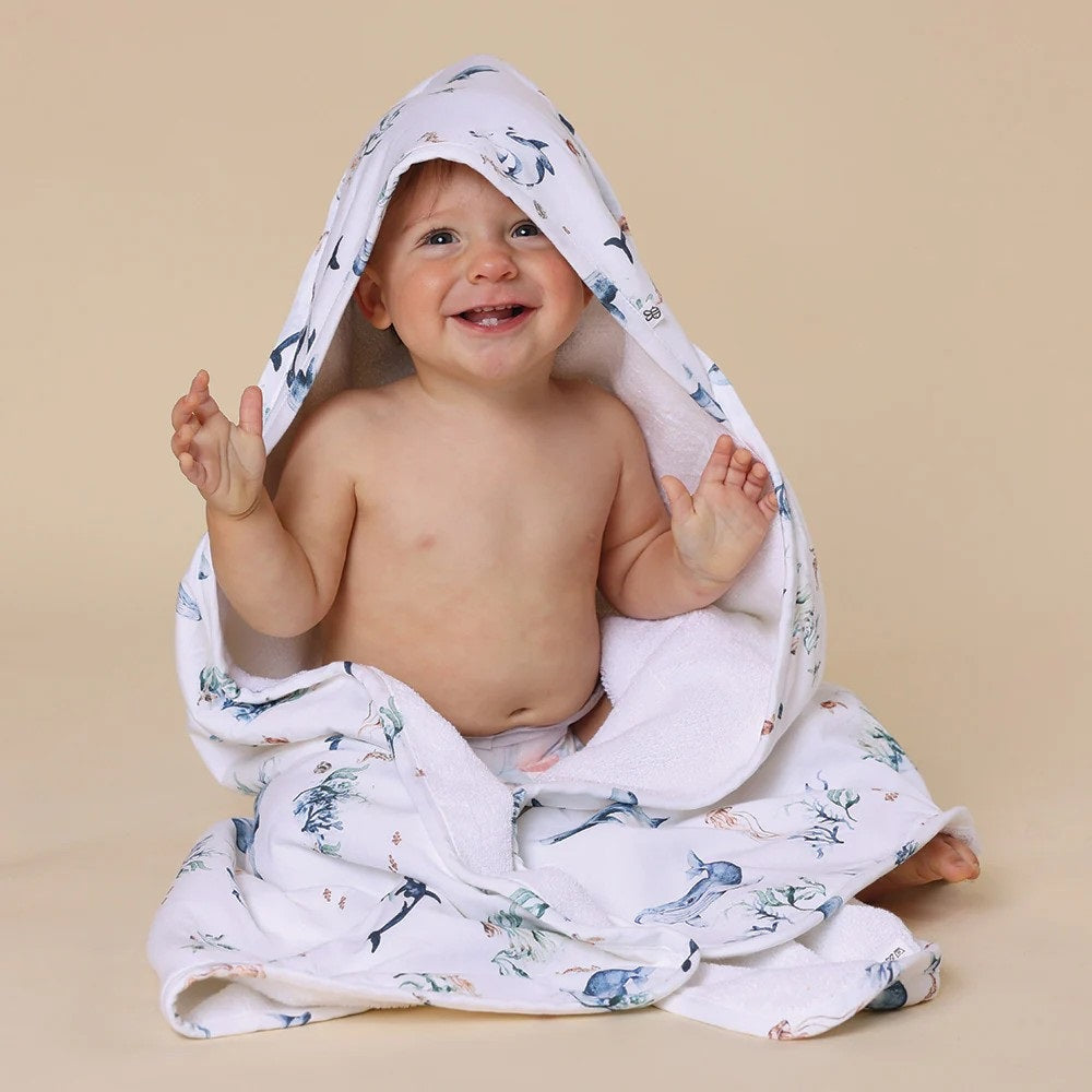 Ocean Hooded Baby Towel